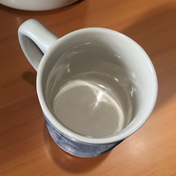 Vintage Morton Salt Ceramic Coffee Cup 1914 “When it Rains it Pours” Logo - Picture 2 of 5